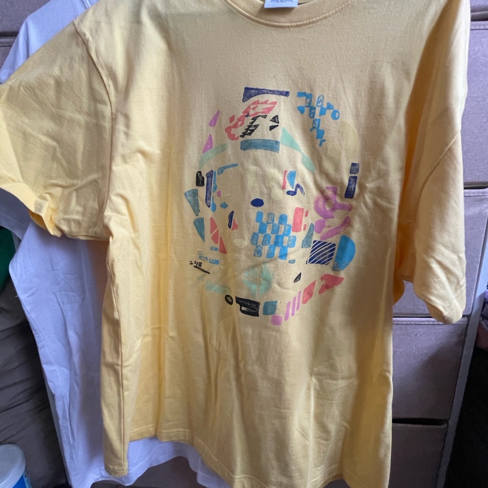 Billionaire Boys Club BB HELMET S/S TEE - LEMON DROP XXL Yellow Graphic T-Shirt